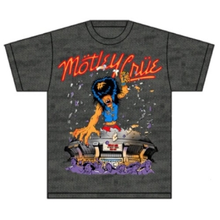 MOTLEY CRUE - Alister King Kong - sivé pánske tričko