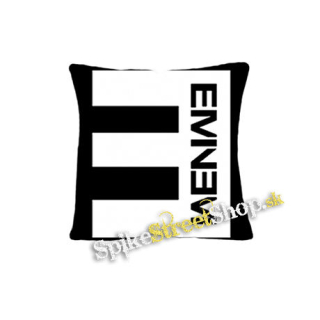 EMINEM - Logo Crest CIERNE - vankúš
