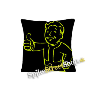 FALLOUT - Vault Boy Green Neon - vankúš