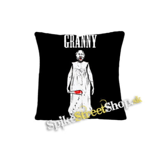 GRANNY HORROR VILLAGE - Logo & Portrait - vankúš