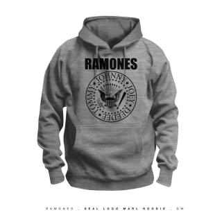 RAMONES - Presidential Seal - sivá pánska mikina