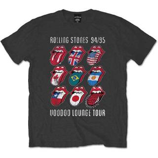 ROLLING STONES - Voodoo Longue Tongues - sivé pánske tričko