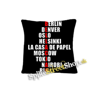 LA CASA DE PAPEL - Bella Ciao Names - vankúš