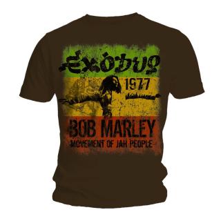 BOB MARLEY - Movement - čierne pánske tričko