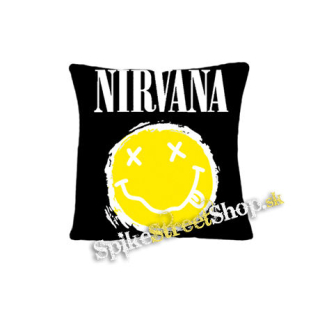 NIRVANA - Yellow Black Smile - vankúš