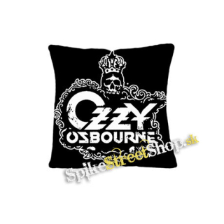 OZZY OSBOURNE - Logo Crowned Skull - vankúš