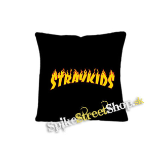 STRAY KIDS - Thrasher Logo Flame - vankúš