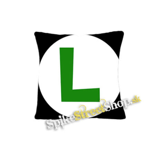 SUPER MARIO - Green Luigi Logo - vankúš