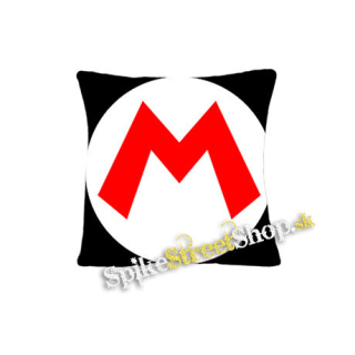 SUPER MARIO - Red Logo Crest - vankúš