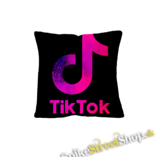 TIK TOK - Logo Rainbow - vankúš