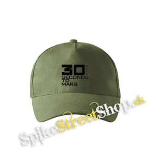 30 SECONDS TO MARS - Big Logo - olivová šiltovka army classic