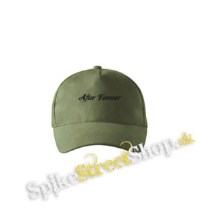 AFTER FOREVER - Logo - olivová šiltovka army classic