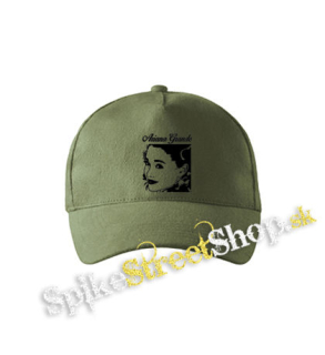 ARIANA GRANDE - Portrait - olivová šiltovka army classic