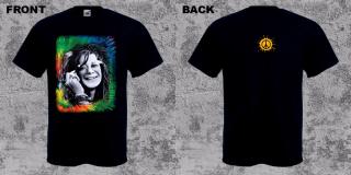 JANIS JOPLIN - Portrait - čierne pánske tričko