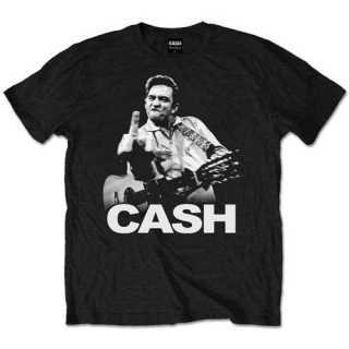 JOHNNY CASH - Finger - čierne pánske tričko