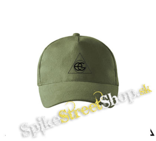 ELLIE GOULDING - Logo - olivová šiltovka army classic