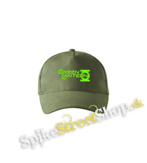 GREEN LANTERN - Logo - olivová šiltovka army classic