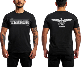 TERROR - Still Suffer Logo Crest - čierne pánske tričko