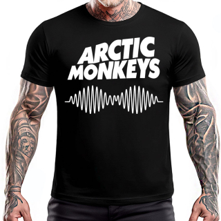 ARCTIC MONKEYS - Logo Crest - čierne pánske tričko