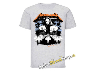 METALLICA - Cliff´Em All - šedé pánske tričko