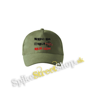 LUNATIC GODS - Listen To Metal Stay Free Motive 5 - olivová šiltovka army classic