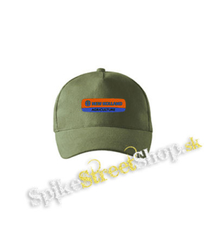 NEW HOLLAND - Agriculture Logo - olivová šiltovka army classic