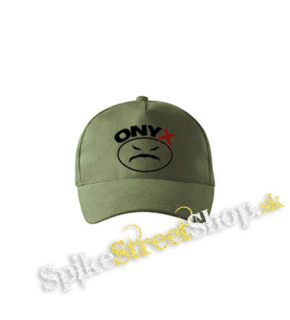 ONYX - Logo - olivová šiltovka army classic