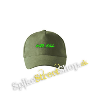 OVERKILL - Logo Green - olivová šiltovka army classic