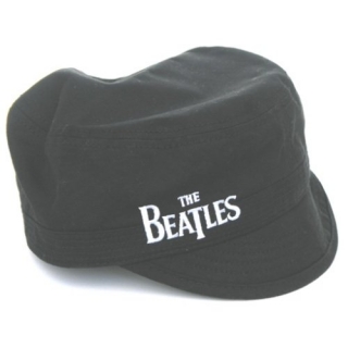 BEATLES - Drop T Logo - čierna šiltovka vojenského vzhľadu