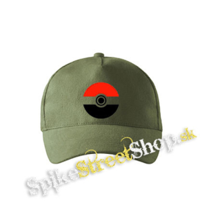 POKEMON - Symbol - olivová šiltovka army classic