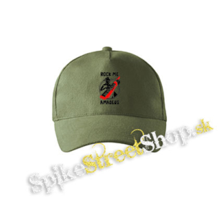 ROCK ME AMADEUS - olivová šiltovka army classic