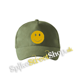 SMAJLÍK - olivová šiltovka army classic