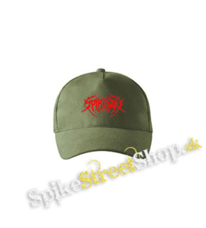 SPIRITBOX - Red Logo - olivová šiltovka army classic