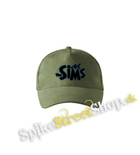 THE SIMS - Logo - olivová šiltovka army classic