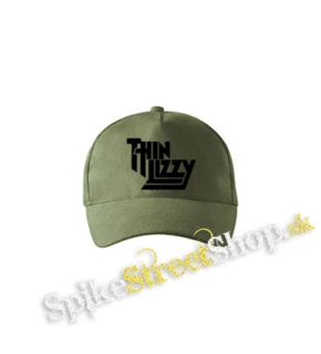 THIN LIZZY - Logo - olivová šiltovka army classic