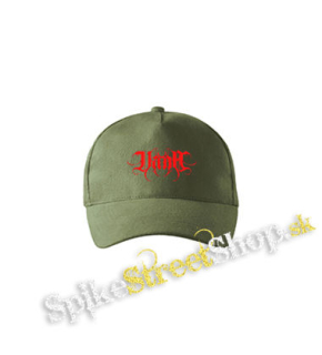 VANA - Logo Red - olivová šiltovka army classic