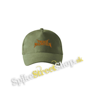 YNGWIE MALMSTEEN - Logo Yellow - olivová šiltovka army classic