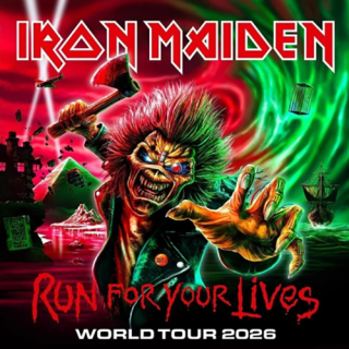 Fotonášivka IRON MAIDEN - Run For Your Lives - World Tour 2026