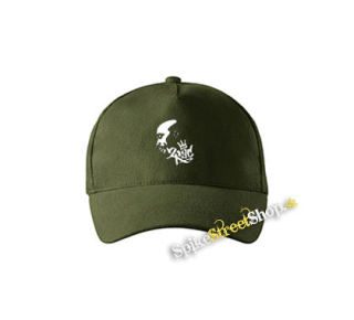 2 PAC - Portrait New - zelená šiltovka vo farbe "military green"