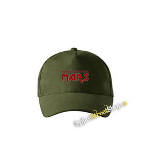 30 SECONDS TO MARS - Iron Maiden Logo - zelená šiltovka vo farbe "military green"