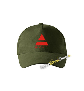 30 SECONDS TO MARS - Red Triad - zelená šiltovka vo farbe "military green"