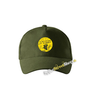 5 SECONDS OF SUMMER - Scribble Logo - zelená šiltovka vo farbe "military green"