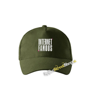 6arelyhuman - Internet Famous - zelená šiltovka vo farbe "military green"