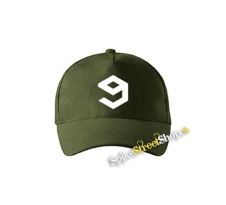 9GAG - zelená šiltovka vo farbe "military green"