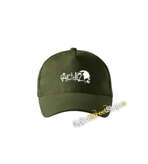 ACIDEZ - Logo - zelená šiltovka vo farbe "military green"