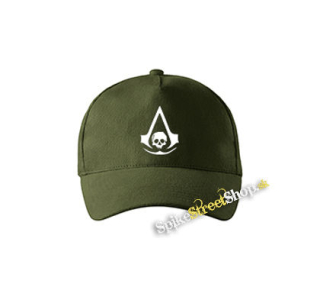 ASSASSINS CREED - zelená šiltovka vo farbe "military green"