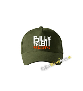 BILLY TALENT - Afraid Of Heights - zelená šiltovka vo farbe "military green"