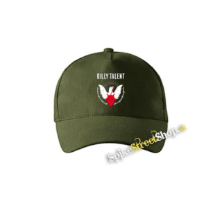 BILLY TALENT - Devil Dove - zelená šiltovka vo farbe "military green"