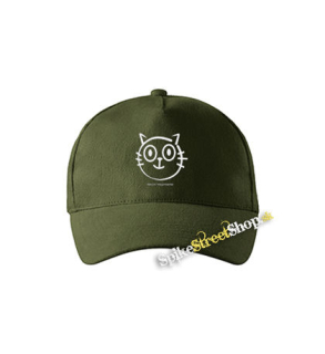 DEVIN TOWNSEND - Cat - zelená šiltovka vo farbe "military green"