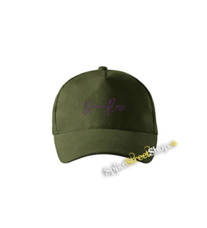 DIANA ROSS - Logo - zelená šiltovka vo farbe "military green"